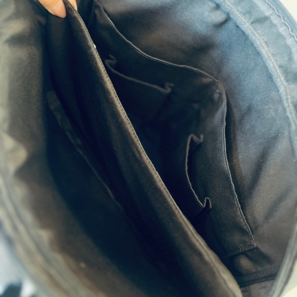 Coach Laptop Messenger Bag In Monogram Waxed Canvas - Grey - Picture 7 of 10